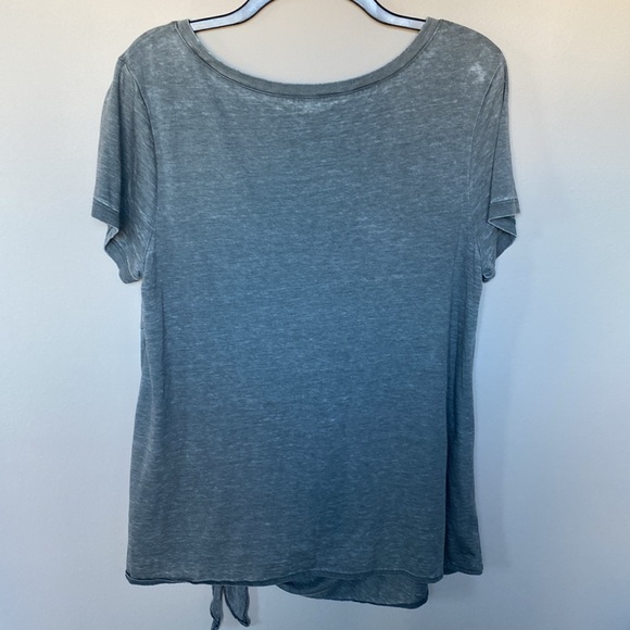 Grey Caslon Front Knot Shirt - Picture 5 of 5